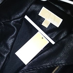 Mk leather jacket new